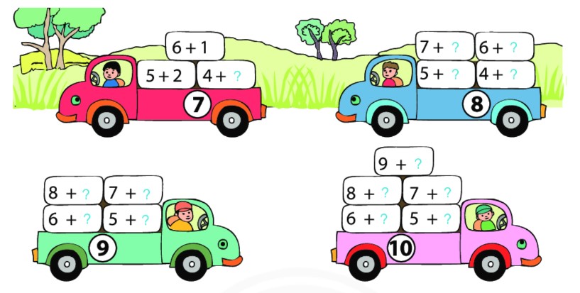 Bài 5 trang 58 Toán lớp 1 tập 1 SGK Chân trời sáng tạo