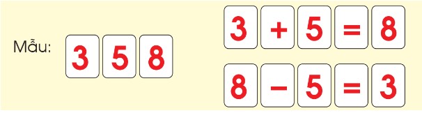 Bài 4 Toán lớp 1 trang 76 sách Chân trời sáng tạo