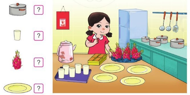 Bài 4 Toán lớp 1 trang 13 sách Cánh Diều