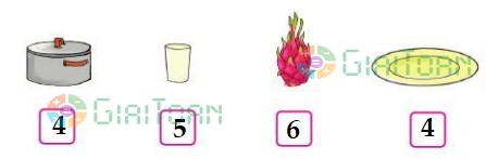 Bài 4 Toán lớp 1 trang 13 sách Cánh Diều