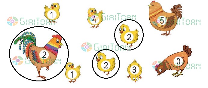 Bài 4 Toán lớp 1 trang 11 sách Kết nối tri thức