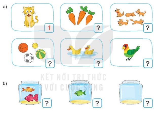 Hoạt động 2 Toán lớp 1 trang 9 sách Kết nối tri thức