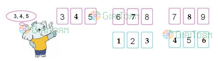 Bài 3 Toán lớp 1 trang 20 sách Cánh Diều