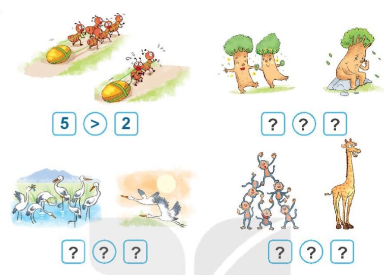 Hoạt động 3 Toán lớp 1 trang 25 sách Kết nối tri thức