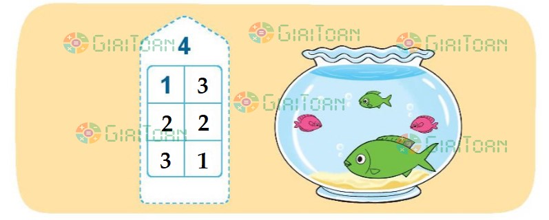 Hoạt động 1 Toán lớp 1 trang 34 sách Kết nối tri thức