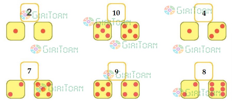 Bài 3 Toán lớp 1 trang 45 sách Kết nối tri thức