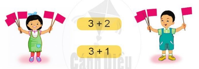 Bài 2 Toán lớp 1 trang 35 sách Cánh Diều