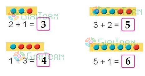 Bài 1 Toán lớp 1 trang 39 sách Cánh Diều