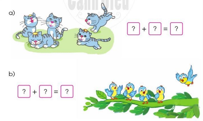 Bài 3 Toán lớp 1 trang 39 sách Cánh Diều