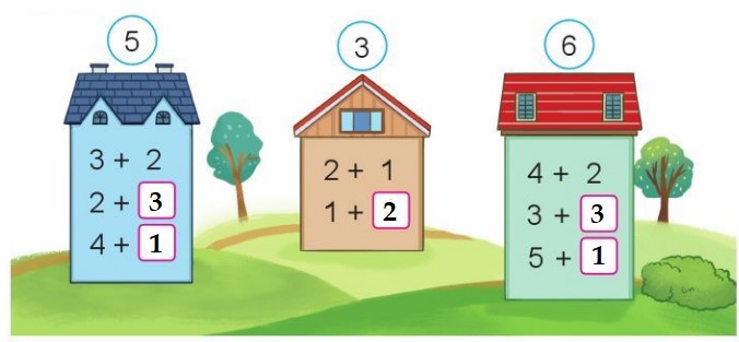 Bài 3 Toán lớp 1 trang 42 sách Cánh Diều