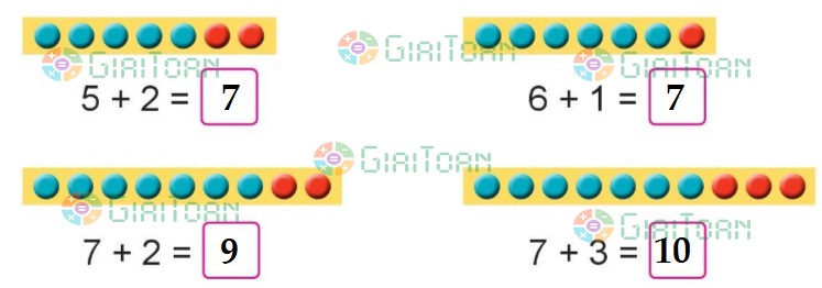 Bài 1 trang 45 Toán lớp 1 tập 1 SGK Cánh Diều