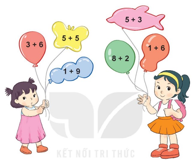 Bài 4  Toán lớp 1 trang 67 sách Kết nối tri thức