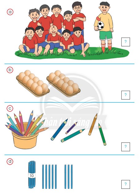 Bài 1 Toán lớp 1 trang 84 sách Chân trời sáng tạo