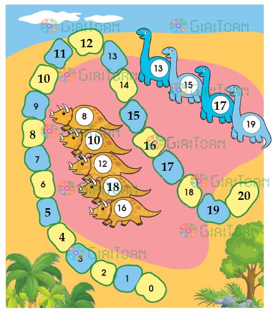 Bài 5 Toán lớp 1 trang 87 sách Chân trời sáng tạo