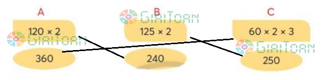 Bài 2 Toán lớp 3 trang 52 sách Chân trời sáng tạo