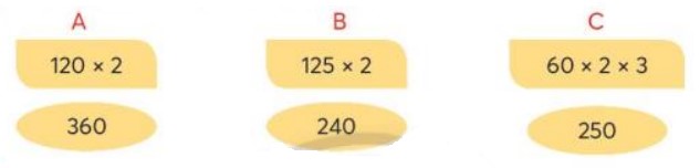 Bài 2 Toán lớp 3 trang 52 sách Chân trời sáng tạo