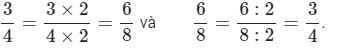 Phân số bằng nhau. Rút gọn phân số
