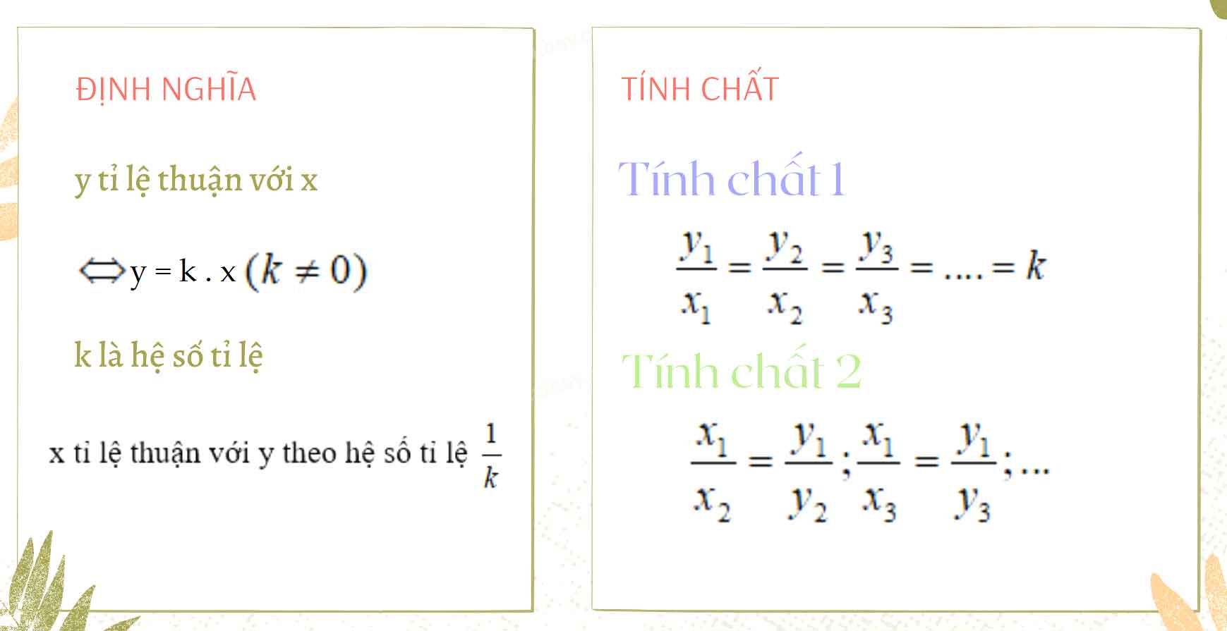 Toán 7 Bài 22: Đại lượng tỉ lệ thuận