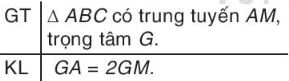 Lý thuyết bài 34: Sự đồng quy của ba trung tuyến, ba đường phân giác trong một tam giác