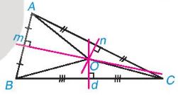 Toán 7 Bài 35: Sự đồng quy của ba đường trung trực, ba đường cao trong một tam giác