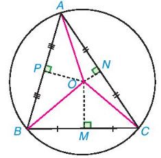 Toán 7 Bài 35: Sự đồng quy của ba đường trung trực, ba đường cao trong một tam giác