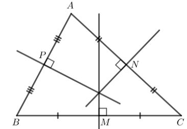 Toán 7 Bài 6: Tính chất ba đường trung trực của tam giác